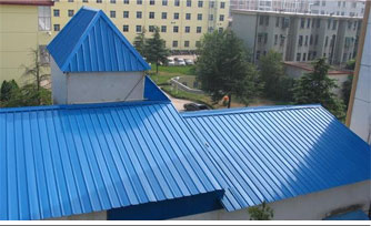 Blue Colour Coated Roofing